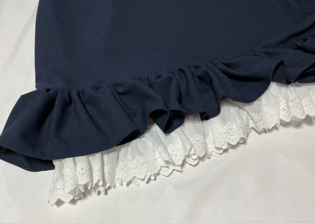 スカートの長さ調整