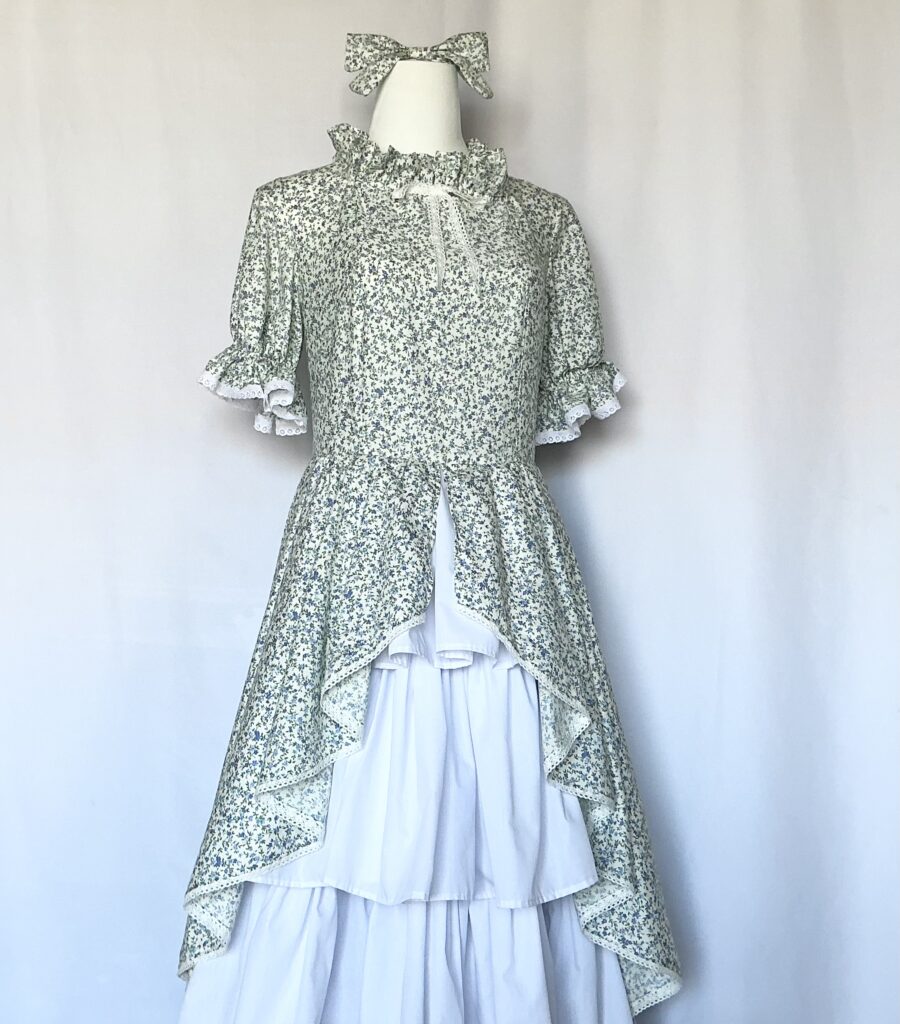 花柄ドレス完成